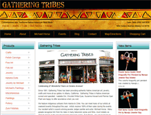 Tablet Screenshot of gatheringtribes.com